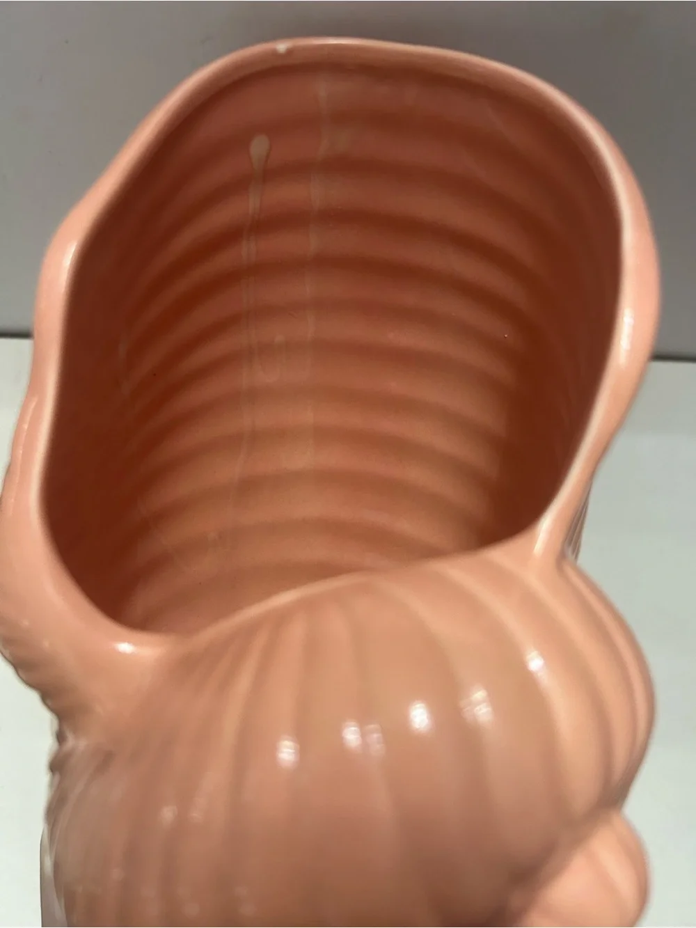 Vintage glossy ceramic